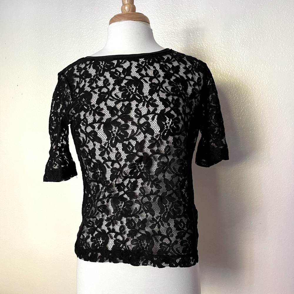 Black Lace Blouse 🖤